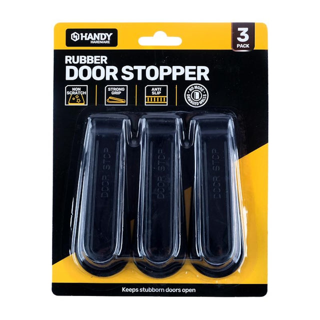 3pc Rubber Door Stopper