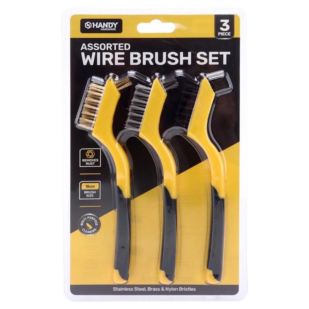 HANDY HARDWARE Wire Brush 3Pc 229222