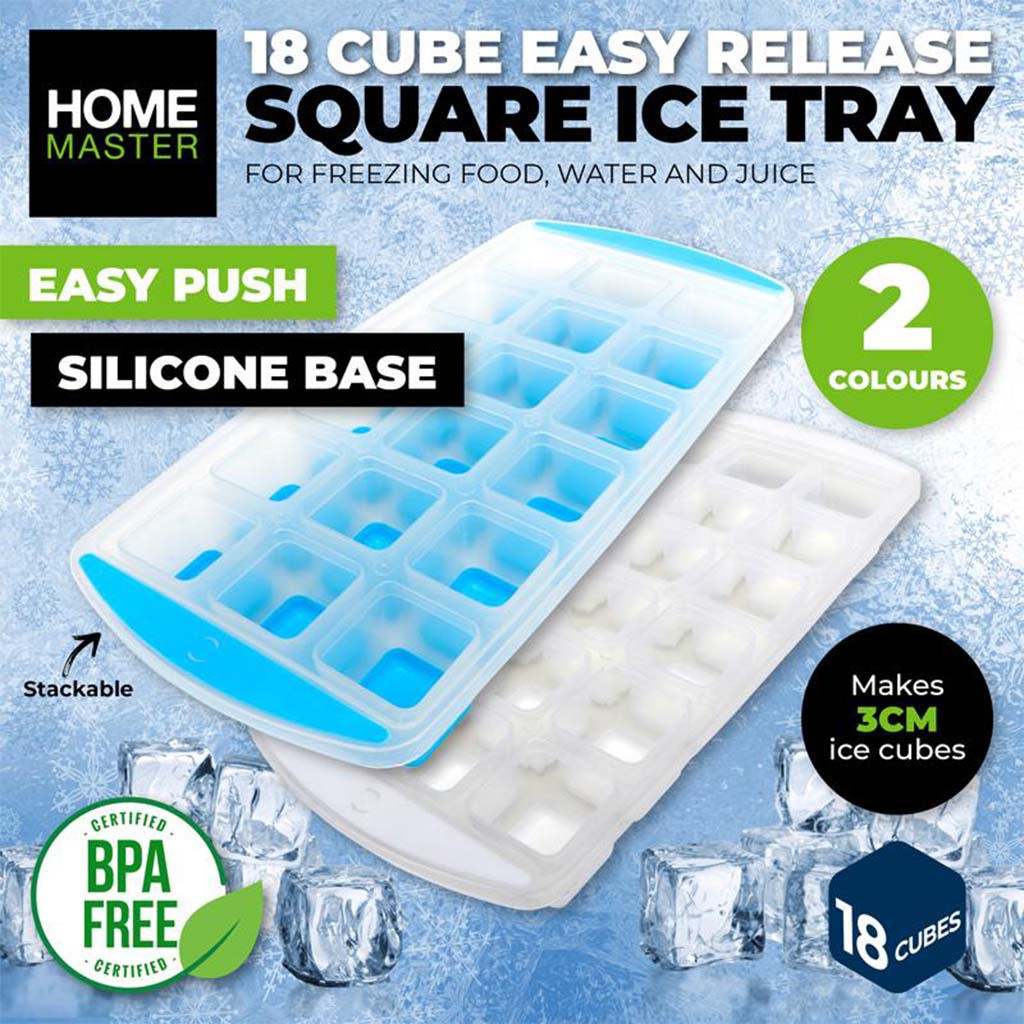 HOME MASTER Popup Ice Cube Tray 18 Cubes 238842