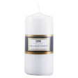 HOME MASTER Unscented Pillar Candles 45 Hours Burn Time 7x15cm 146987