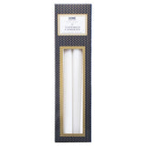 HOME MASTER White Unscented Taper Candles 8 Hours Burn 4Pcs 25x2cm 145157