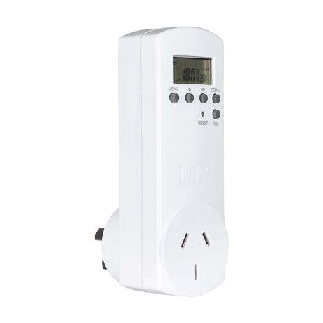 HPM 7 Day 24 Hours Double Pole Digital Timer Slimline D817SLIMDP