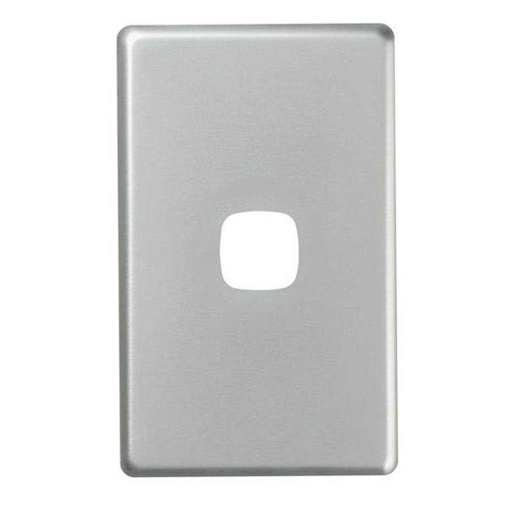 HPM Excel 1 Gang Cover Plate Matt Silver CDXL770/1PLMS