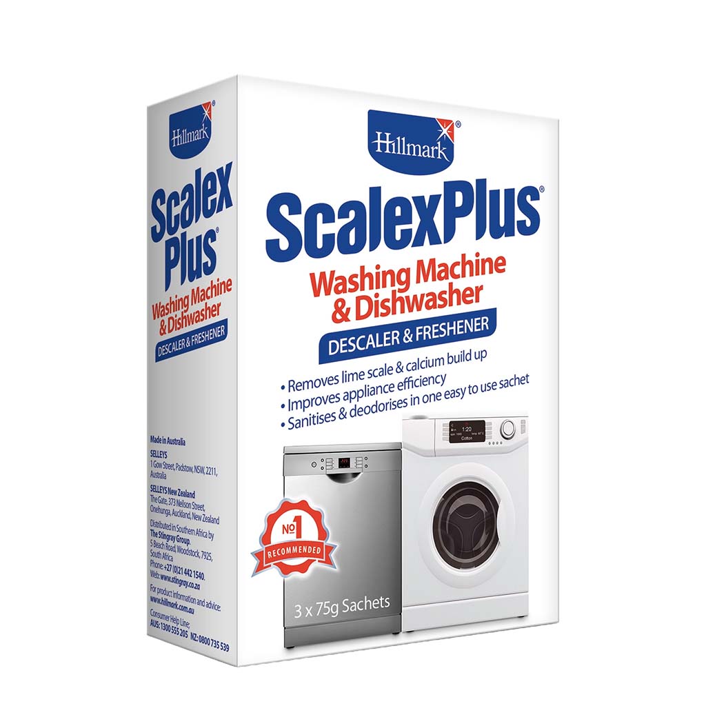 Hillmark ScalexPlus Washing Machine and Dishwasher Cleaner 3x75g H70