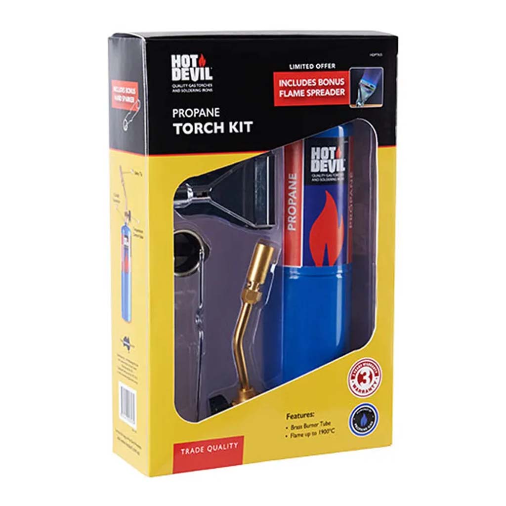 Hot Devil Propane Torch Kit With Hand Sparker HDPTK