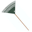 ICON PLASTIC Leaf Rake 45cm Black 00330-0