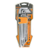 Ingco Extra Long Arm Hex Key Set 1.5-10mm 9Pcs HTM-HHK11092