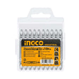 INGCO PH2 Screwdriver Bits Set Double End 10Pcs