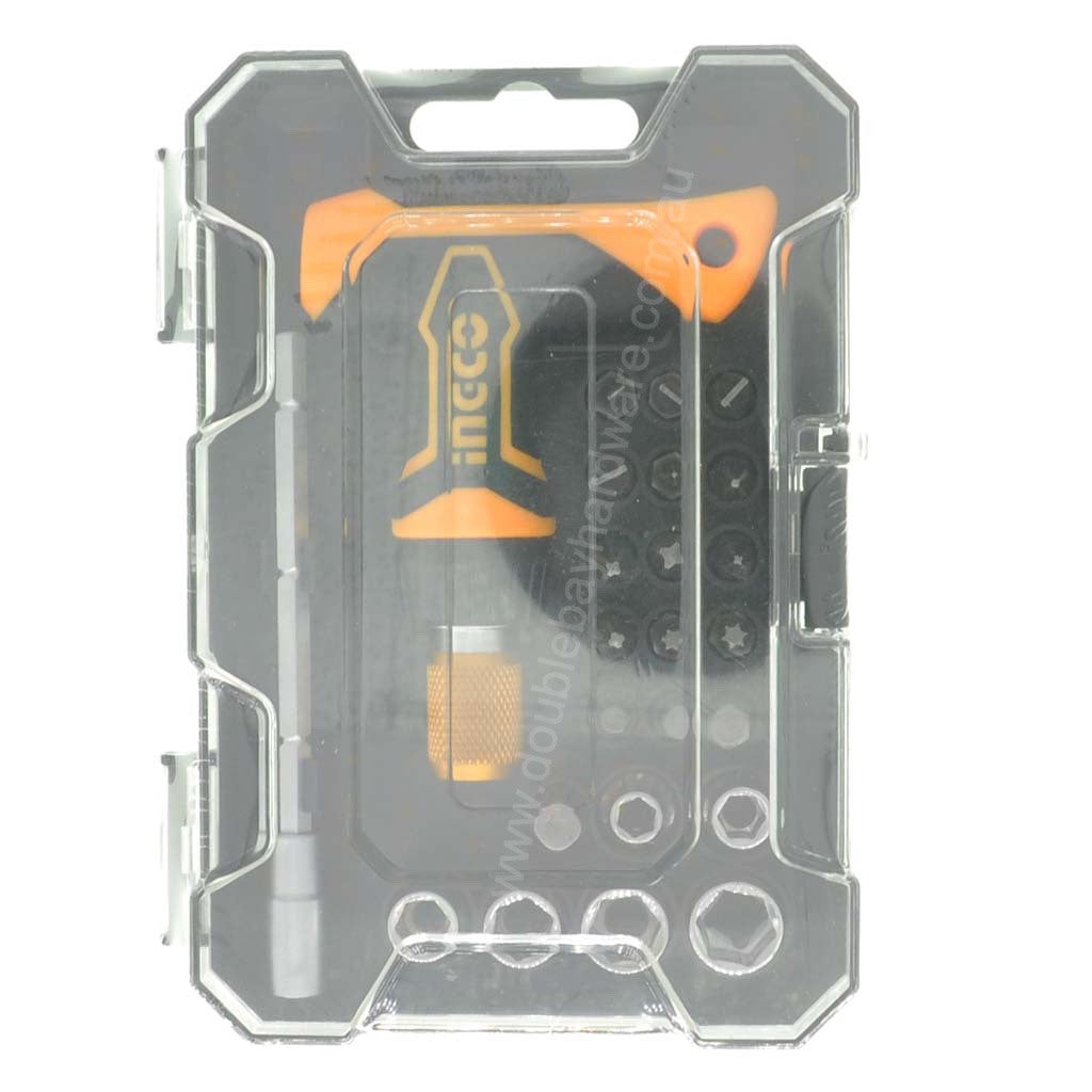 Ingco T-Handle Wrench Bit Set 24Pcs