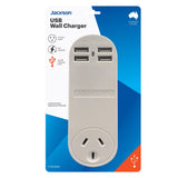 Jackson USB Charger 4 USB Fast Charging Ports PT4USB4A