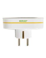 KORJO Travel Double Adaptor Use in Europe (NOT UK)