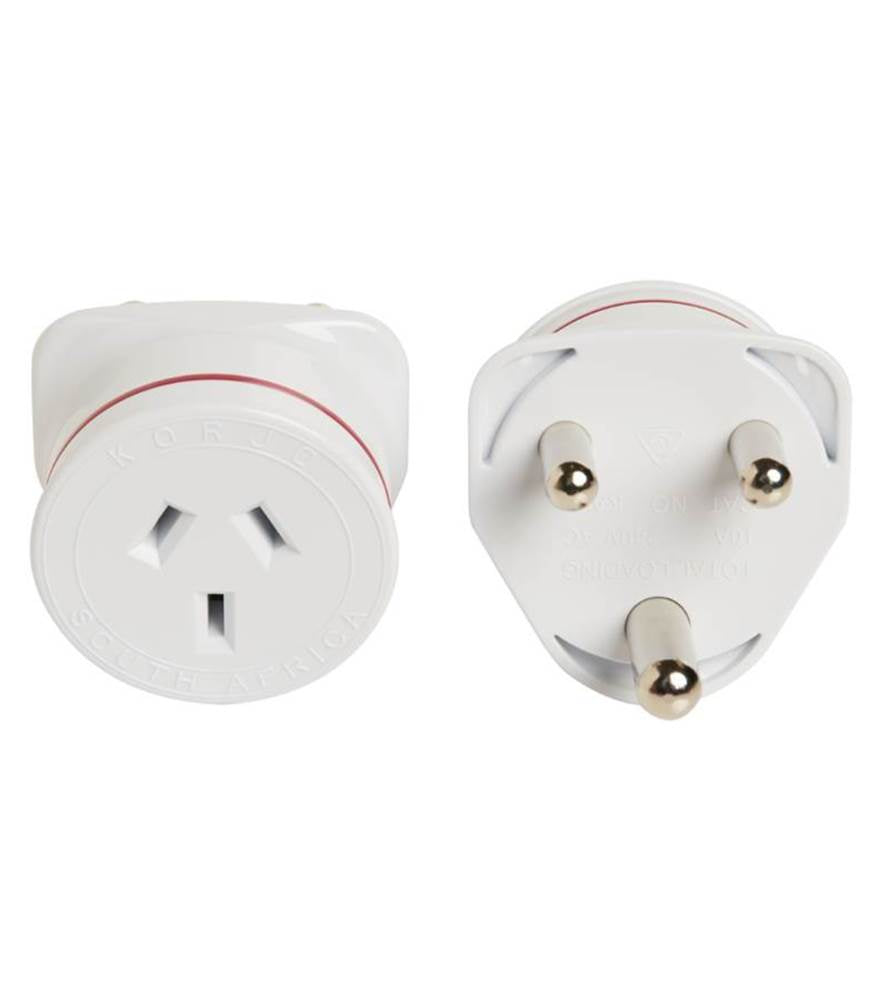 KORJO Reverse Plug Adaptor from AUS NZ to Use In South Africa