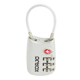 KORJO TSA Flexicable Travel Luggage Lock TSA FC