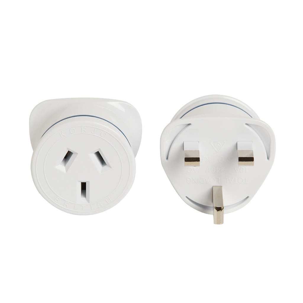 KORJO Travel Adaptor Use in UK, Asia, Middle East