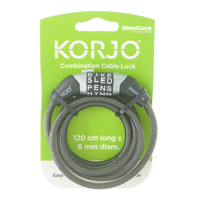 KORJO Wordlock Mini Cable Lock WL MCL