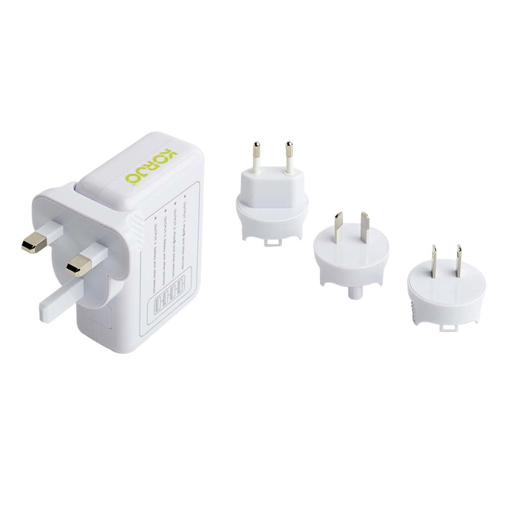 KORJO Worldwide 4Port USB Travel Adaptor USB 04