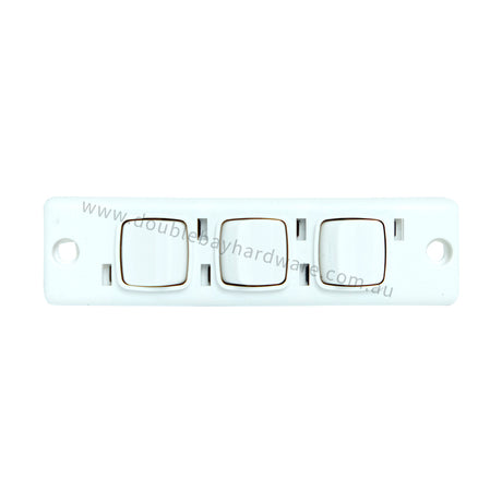 CHINT Architrave 3 Gang Switch LBL003A