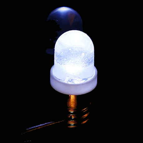 LED Indicator Light Bulb E10 28V 0.2W White