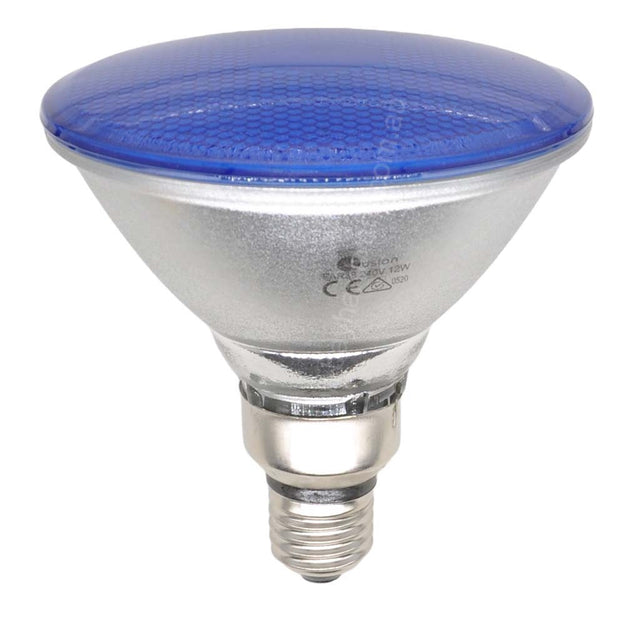 LUSION Colour PAR38 LED Light Bulb E27 240V 12W Blue 20826