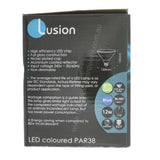 LUSION Colour PAR38 LED Light Bulb E27 240V 12W Blue 20826