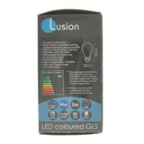 LUSION GLS Coloured LED Light Bulb E27 240V 3W Blue 20701