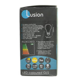 LUSION GLS Coloured LED Light Bulb E27 240V 3W Yellow 20704