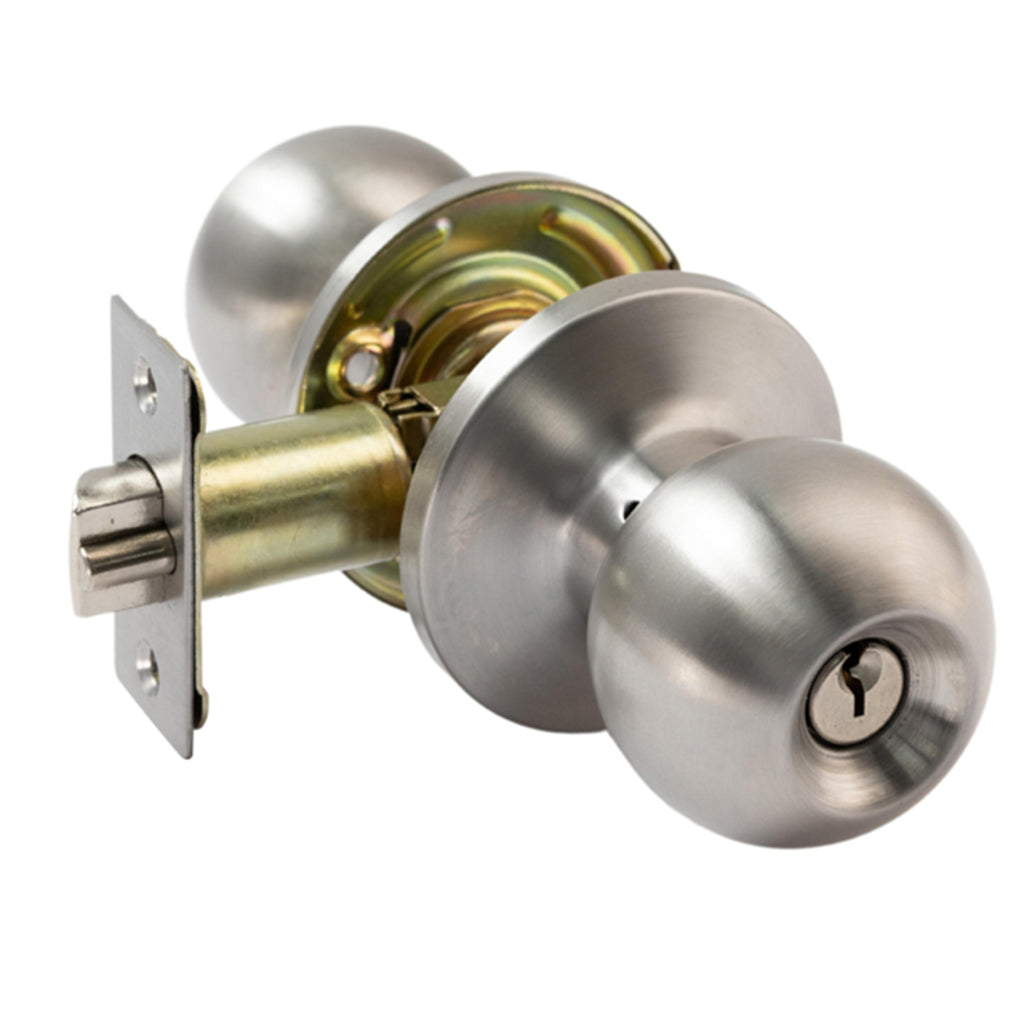 Lane Bala Entrance Knobset Satin Stainless Steel L972025