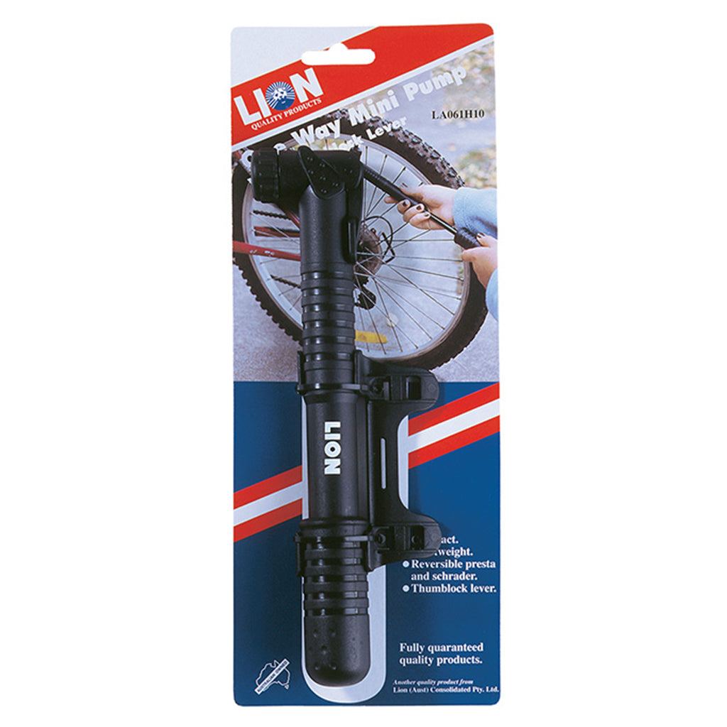 Lion 2 Way Mini Bicycle Pump LA061H10