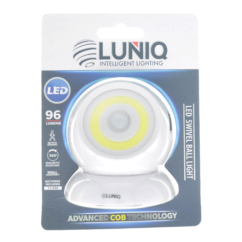 Luniq LED Motion Sensor Battery Operated Ball Light ELS-0606