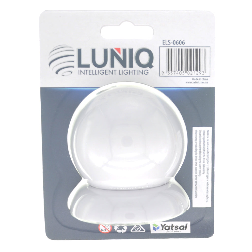 Luniq LED Motion Sensor Battery Operated Ball Light ELS-0606