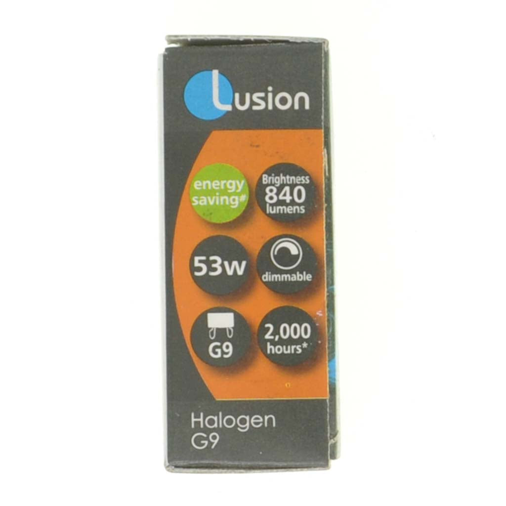 Lusion Bi-Pin Halogen Light Bulb G9 240V 53W Frosted 30403