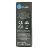 Lusion Candle Halogen Light Bulb B22 240V 18W Clear 30100