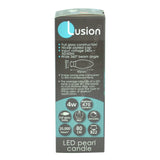 Lusion Candle LED Light Bulb B22 240V 4W Pearl W/W 20257