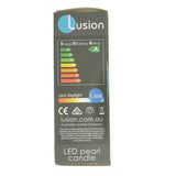 Lusion Candle LED Light Bulb B22 240V 4W Pearl C/DL 20272