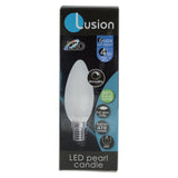 Lusion Candle LED Light Bulb E14 240V 4W Pearl C/DL 20270