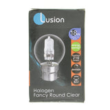 Lusion Fancy Round Halogen Light Bulb B22 240V 18W Clear 30200