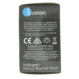 Lusion Fancy Round Halogen Light Bulb B22 240V 28W Pearl 30203