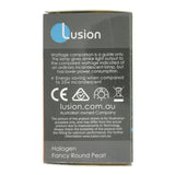 Lusion Fancy Round Halogen Light Bulb E14 240V 18W Pearl 30209