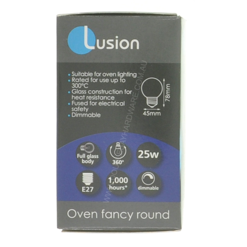 Lusion Fancy Round Oven Light Bulb E27 25W 250V 300°C 45014