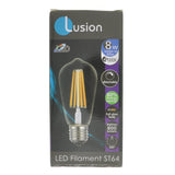 Lusion Filament ST64 LED Light Bulb E27 240V 8W C/W 20979