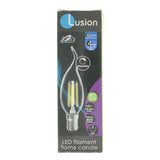 Lusion Flame Candle Filament LED Light Bulb B15 240V 4W C/DL 20253