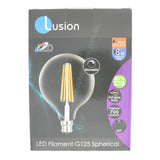 Lusion G125 Filament Spherical LED Light Bulb B22 240V 8W W/W 20961