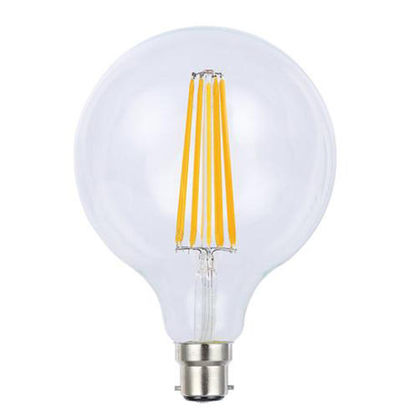 Lusion G95 Filament Spherical LED Light Bulb B22 240V 8W C/DL 20963-1