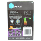 Lusion G95 Filament Spherical LED Light Bulb E27 240V 8W W/W 20958