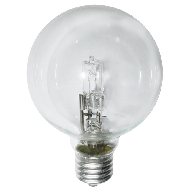 Lusion G95 Spherical Halogen Light Bulb E27 240V 42W Clear 30305