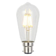 Lusion ST64 Filament LED Light Bulb B22 240V 8W W/W 20976