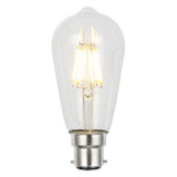 Lusion ST64 Filament LED Light Bulb B22 240V 8W W/W 20976