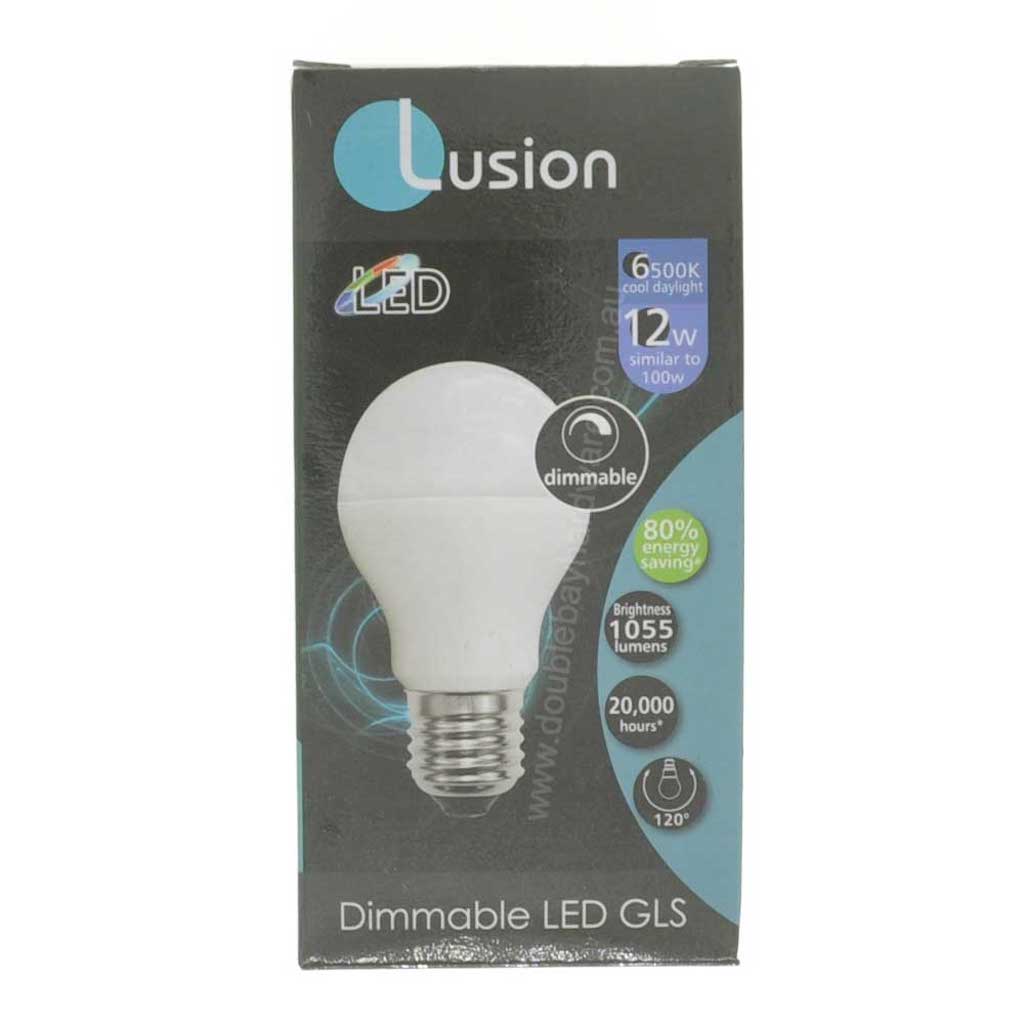 Lusion GLS LED  Light Bulb E27 240V 12W C/DL Opal 20423