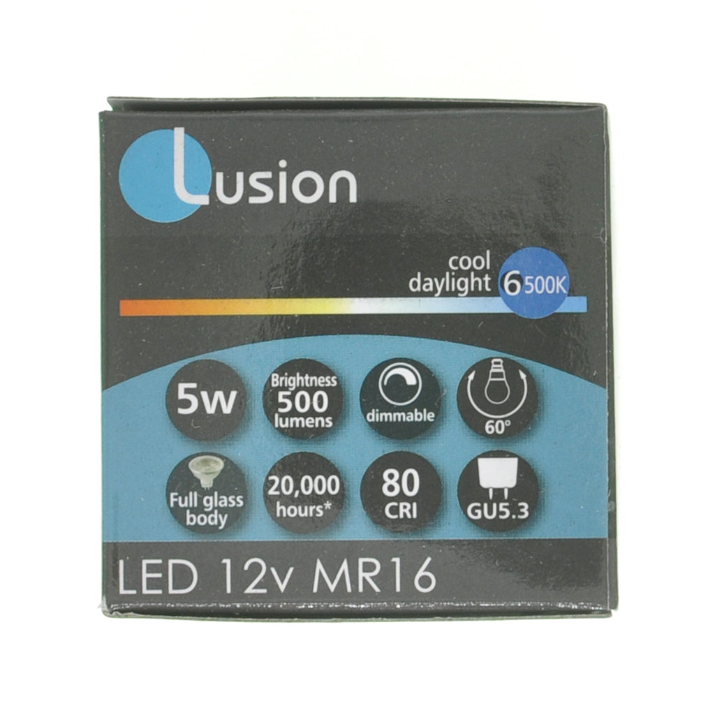 Lusion MR16 LED Light Bulb GU5.3 12V 5W C/DL 20051