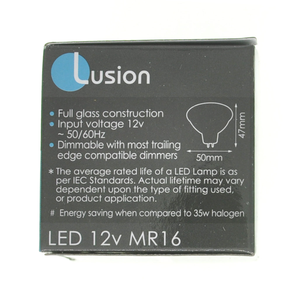 Lusion MR16 LED Light Bulb GU5.3 12V 5W C/DL 20051